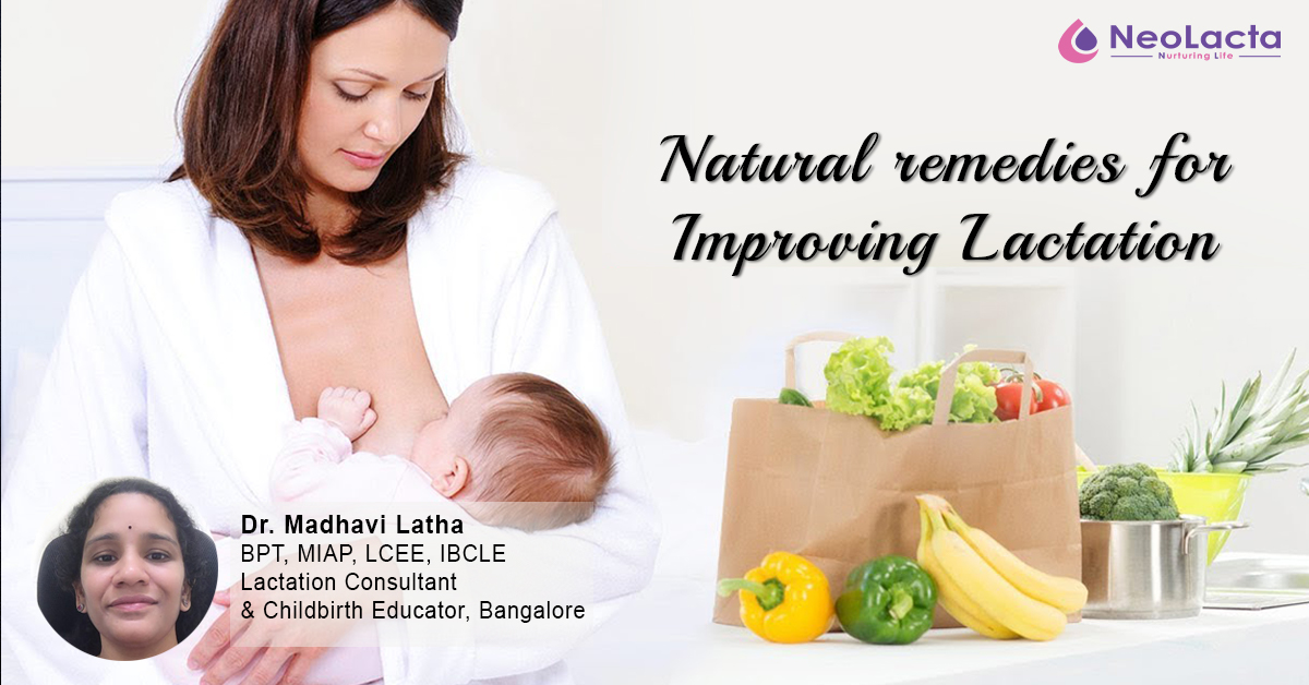 6 Natural remedies for improving lactation
