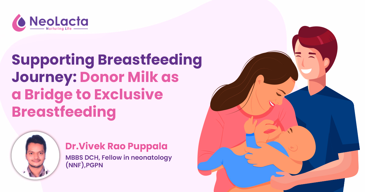 Breastfeeding journey Donor milk